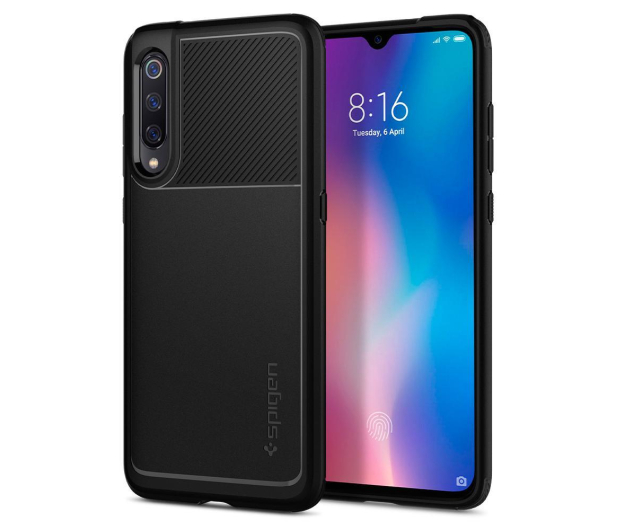 Spigen Rugged Armor do Xiaomi Mi 9 Black - 490493 - zdjęcie